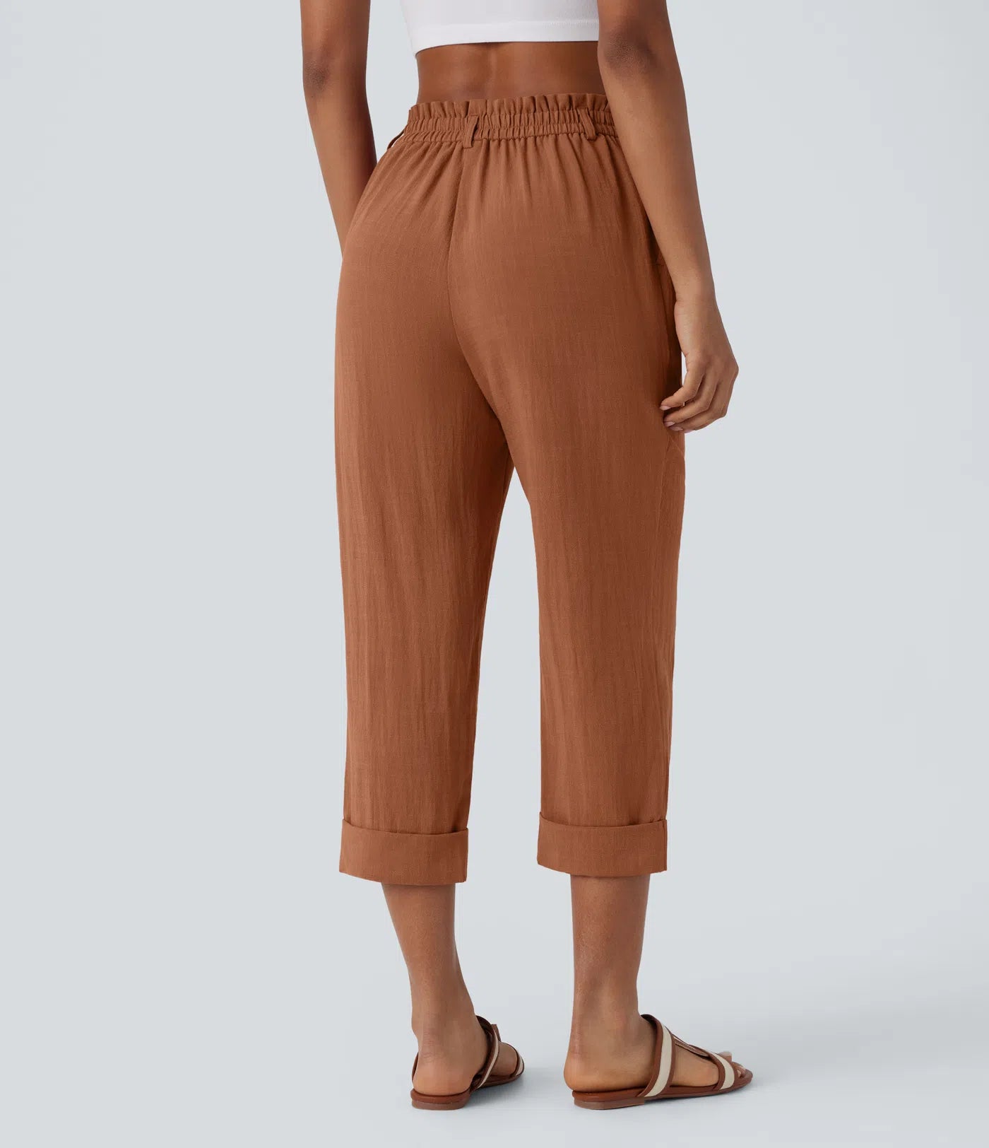 AMALFI | PANTALONES CAPRI DE CORTE RELAJADO