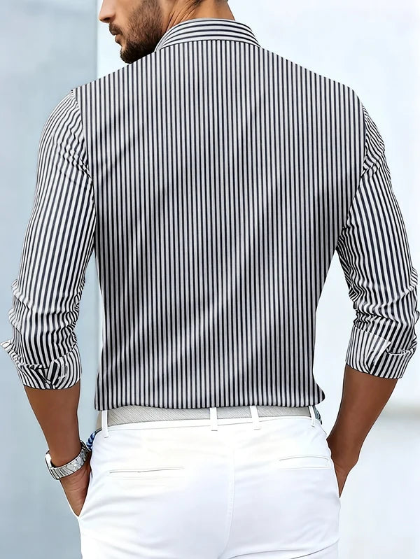 HUGO | CAMISA VINTAGE DE RAYAS PARA HOMBRE