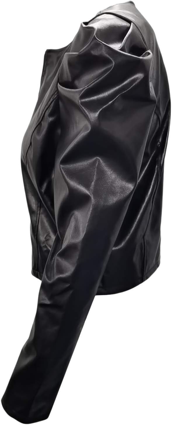 NEREA | CHAQUETA DE CUERO CORTA PARA MUJER