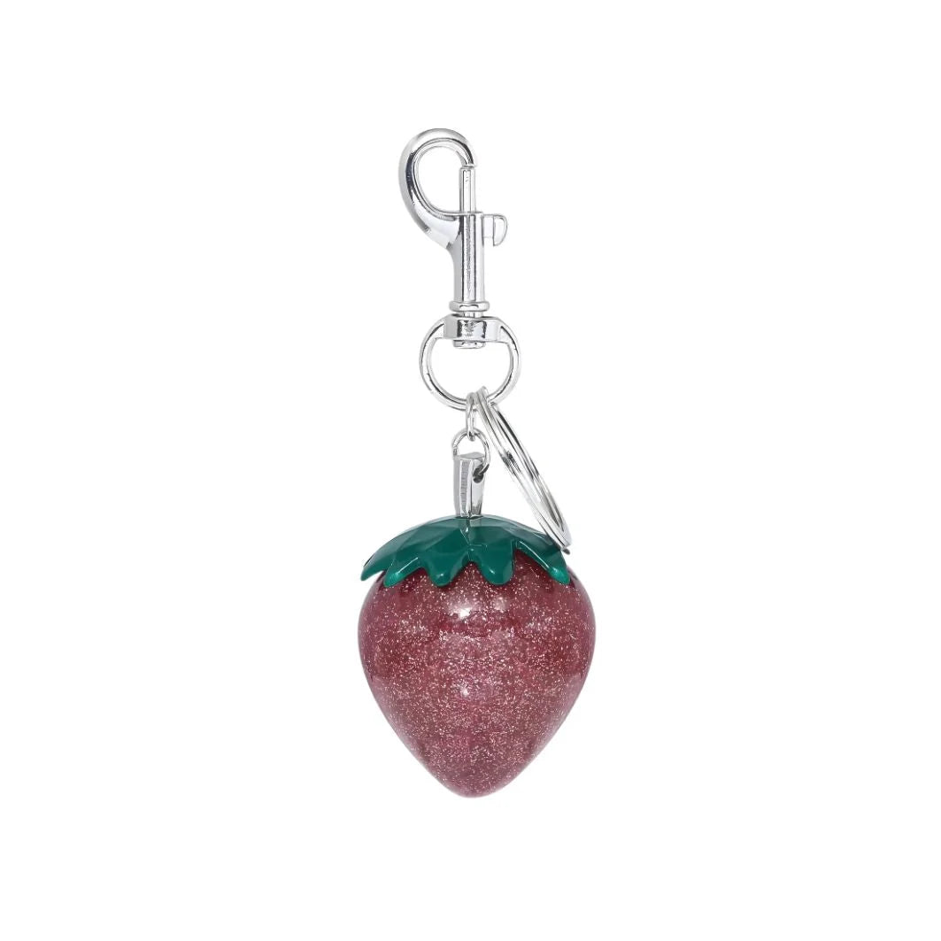 CHARM SILVER STRAWBERRY