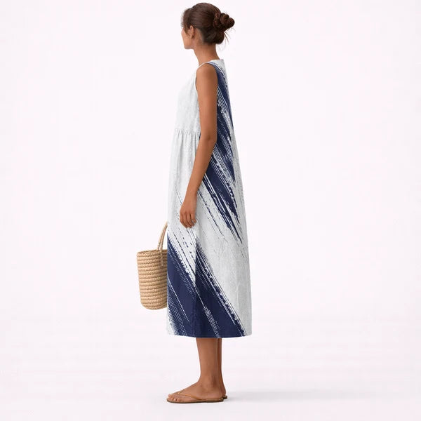 MYKONOS | VESTIDO MIDI ELEGANTE PARA MUJER