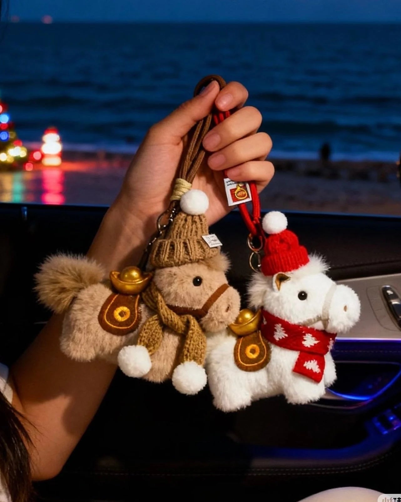 CHARM DE PELUCHE DE PONY PARA BOLSO