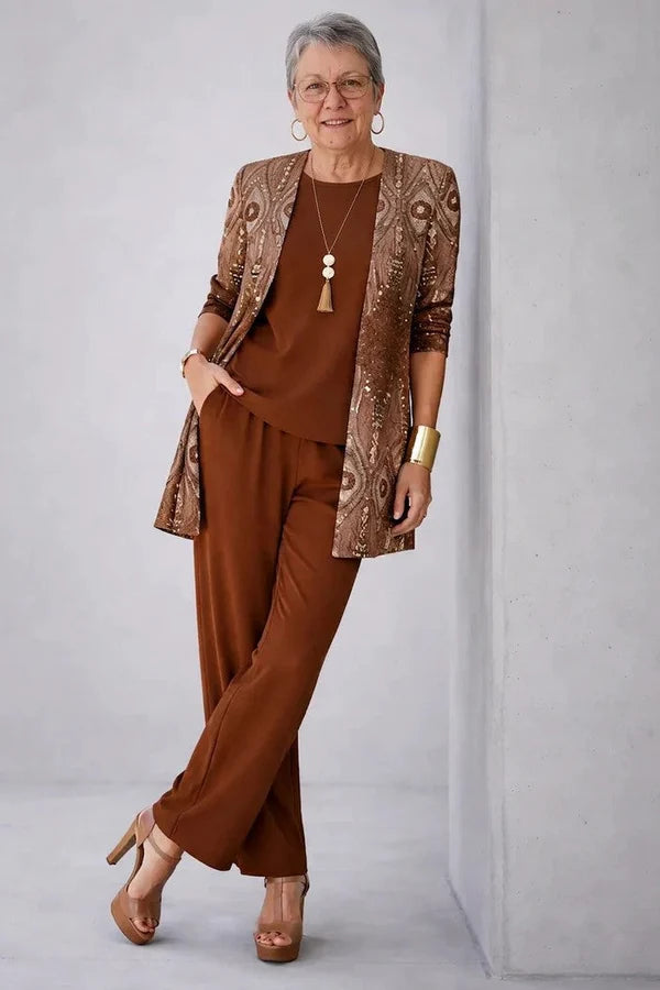 DONNA | CONJUNTO DE KIMONO CORAL PARA MUJER