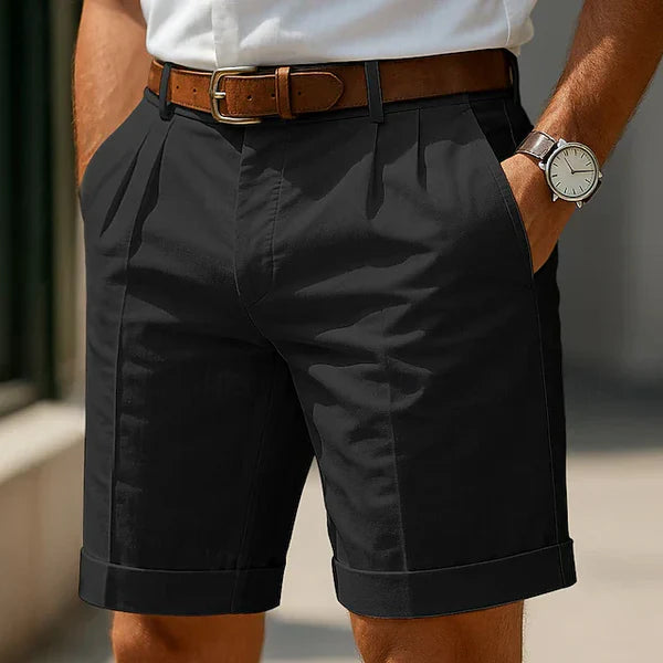 LUX | BERMUDAS PLISADAS ELEGANTES PARA HOMBRE