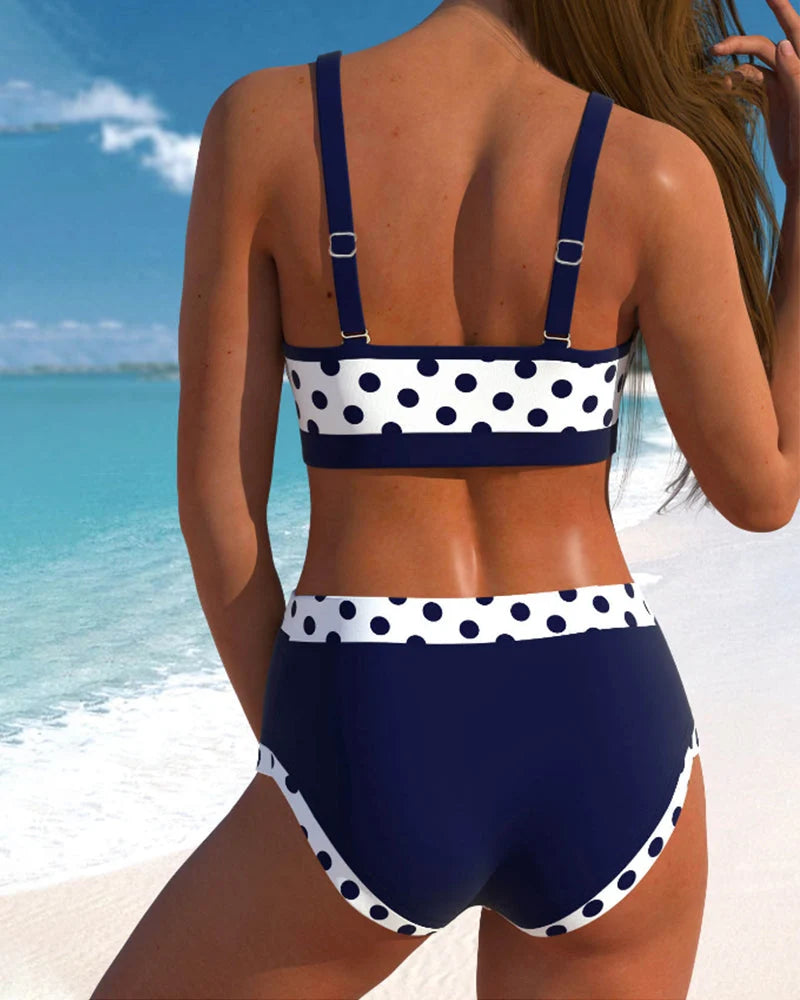 LISBETH | BIKINI CON PUNTOS DE TIRO ALTO
