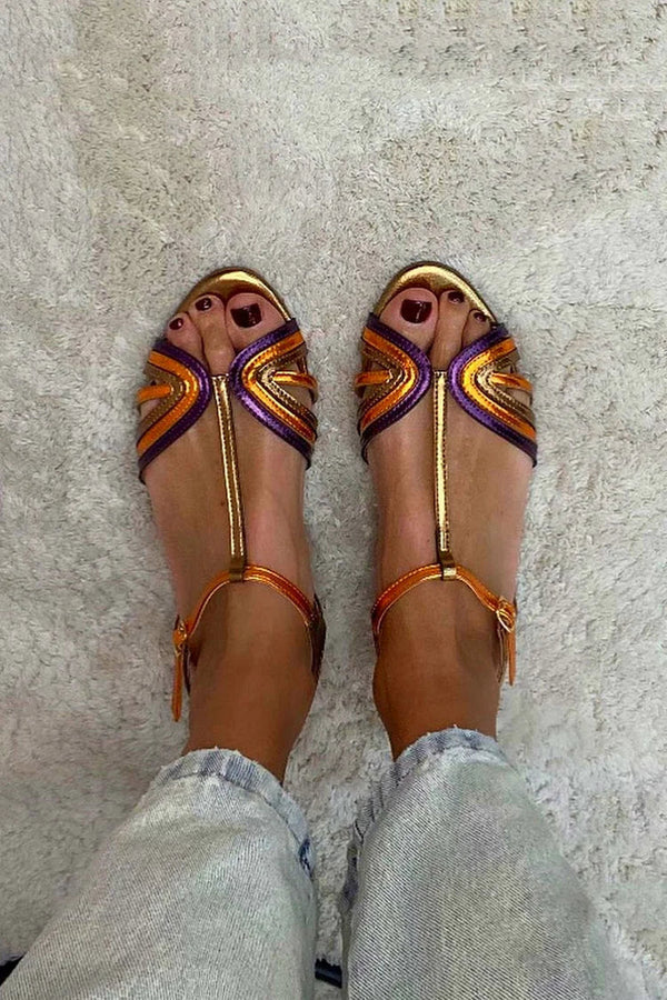 VIVIANA | SANDALIAS VERANIEGAS DE COLORES