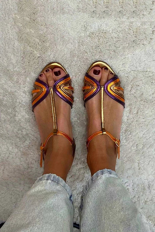 VIVIANA | SANDALIAS VERANIEGAS DE COLORES