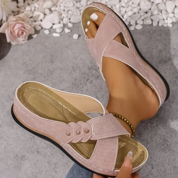ALBA | SANDALIAS DE CUÑA PARA MUJER