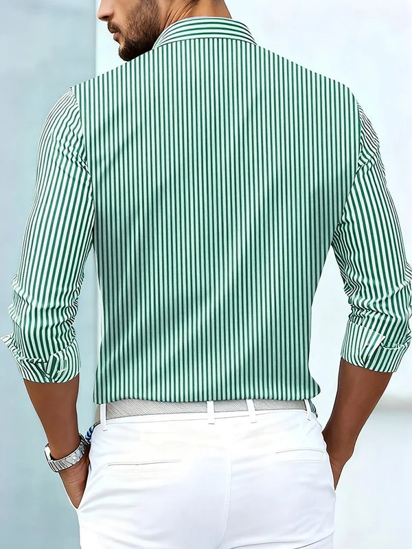 HUGO | CAMISA VINTAGE DE RAYAS PARA HOMBRE