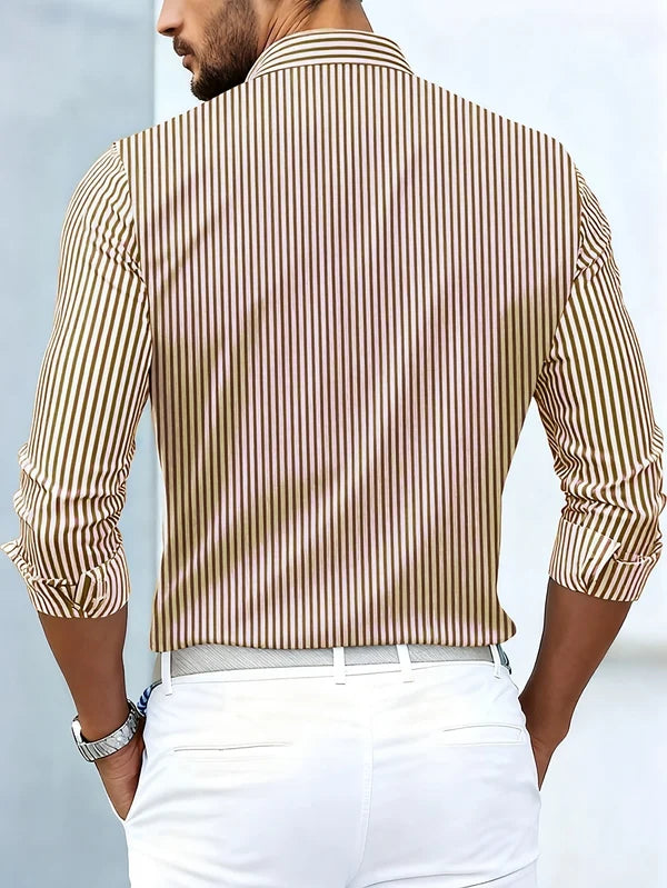 HUGO | CAMISA VINTAGE DE RAYAS PARA HOMBRE