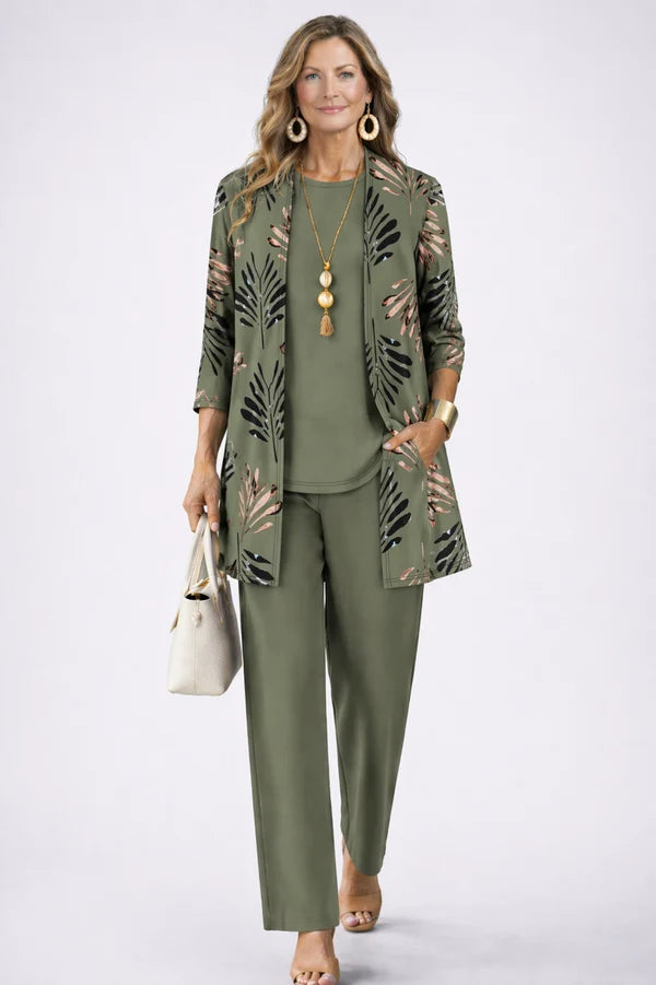 DONNA | CONJUNTO DE KIMONO CORAL PARA MUJER