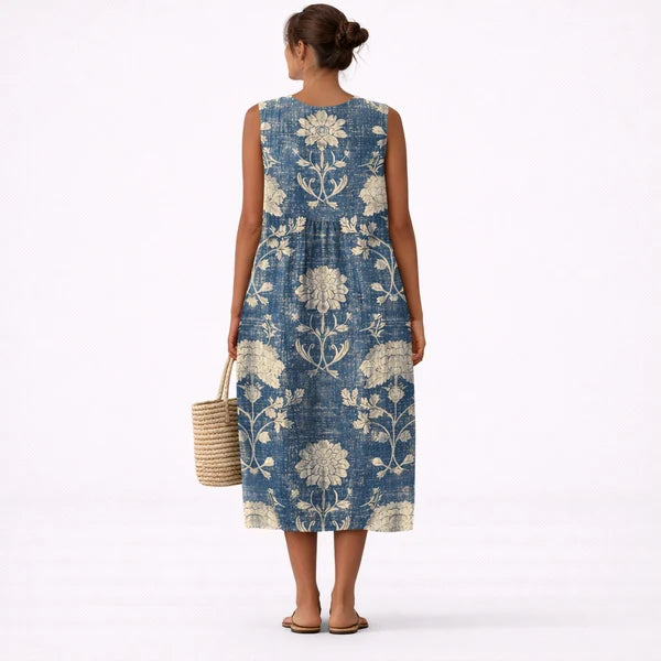 CLASSIC | VESTIDO MIDI FLORAL PARA MUJER