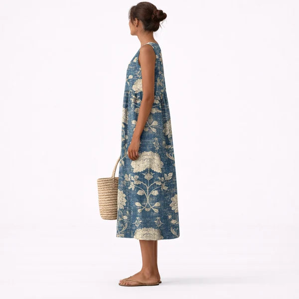 CLASSIC | VESTIDO MIDI FLORAL PARA MUJER
