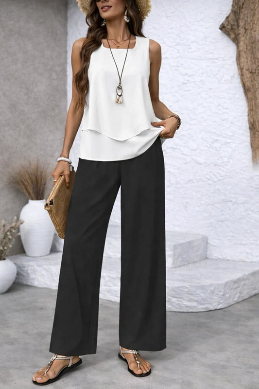 ELARISSE | CONJUNTO MONOCROMO PARA MUJER