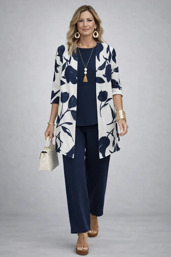 DONNA | CONJUNTO DE KIMONO CORAL PARA MUJER