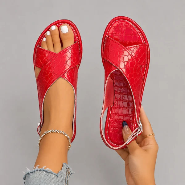 ELARA | SANDALIAS DORADAS TRENZADAS