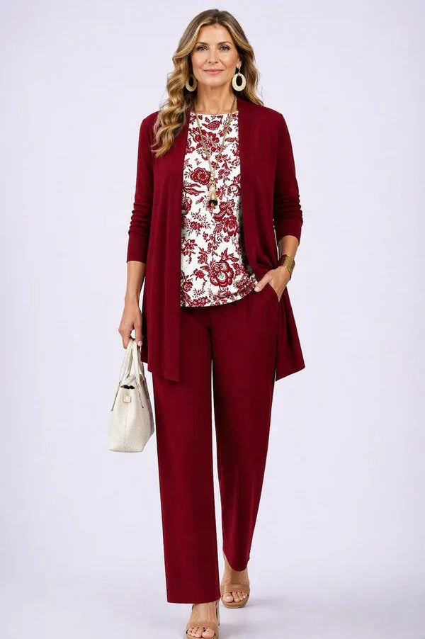 DONNA | CONJUNTO DE KIMONO CORAL PARA MUJER