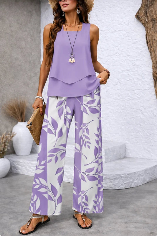 LAVENTRIA | CONJUNTO FLORAL PARA MUJER