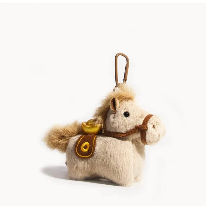CHARM DE PELUCHE DE PONY PARA BOLSO