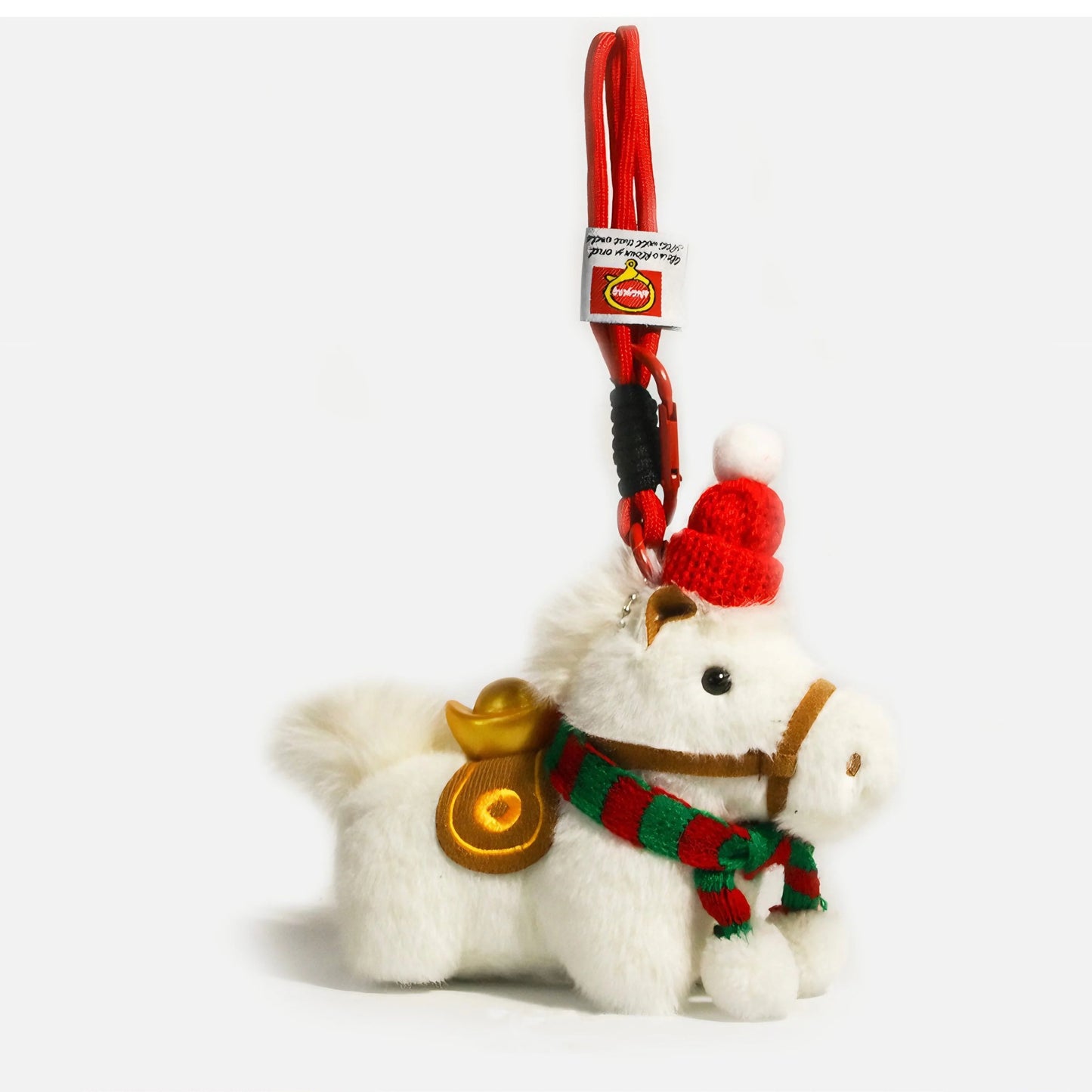 CHARM DE PELUCHE DE PONY PARA BOLSO