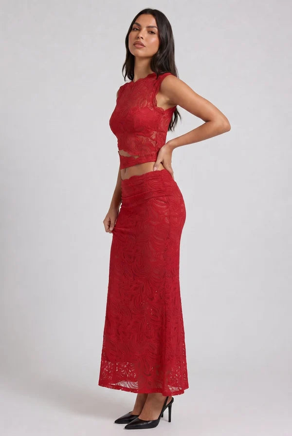 MARISOL | CONJUNTO DE VESTIDO CON ESTAMPADO PARA MUJER