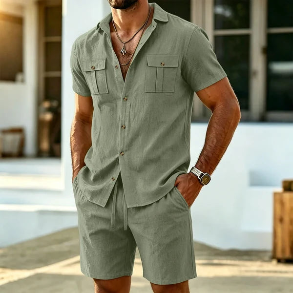 HECTOR | CONJUNTO DE LINO PARA HOMBRE