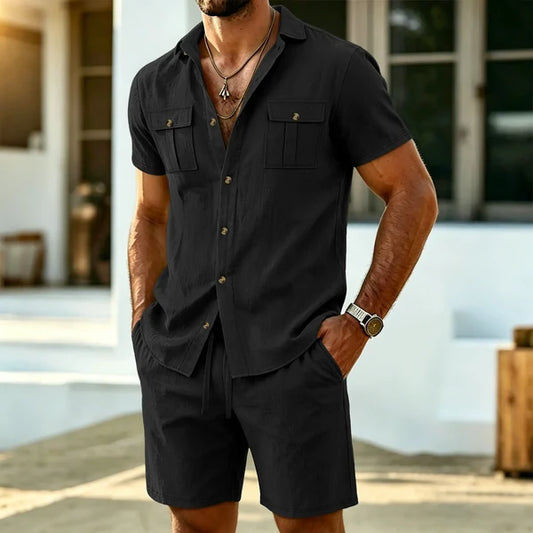 HECTOR | CONJUNTO DE LINO PARA HOMBRE