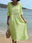 ELENORA | VESTIDO LARGO EFECTO AJUSTABLE PARA MUJER