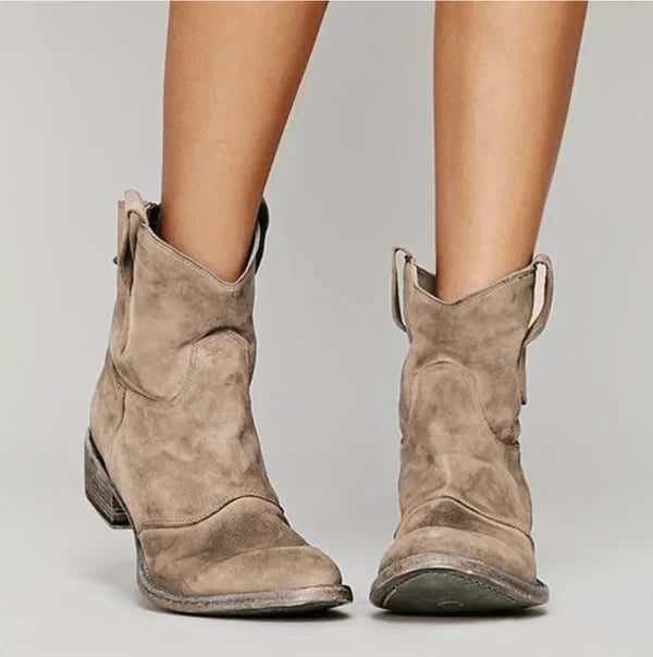 CHARLOTTE | BOTINES DE ANTE PARA MUJER