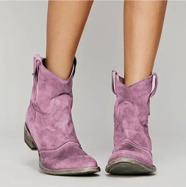 CHARLOTTE | BOTINES DE ANTE PARA MUJER