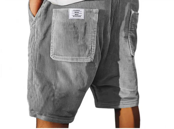 RIVIERA | PANTALONES CORTOS CARGO DE PANA