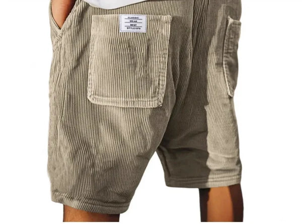 RIVIERA | PANTALONES CORTOS CARGO DE PANA