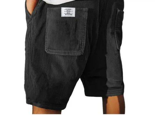 RIVIERA | PANTALONES CORTOS CARGO DE PANA