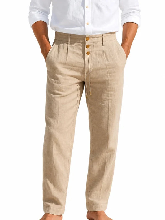 ZARE | PANTALONES DE LINO PARA HOMBRE