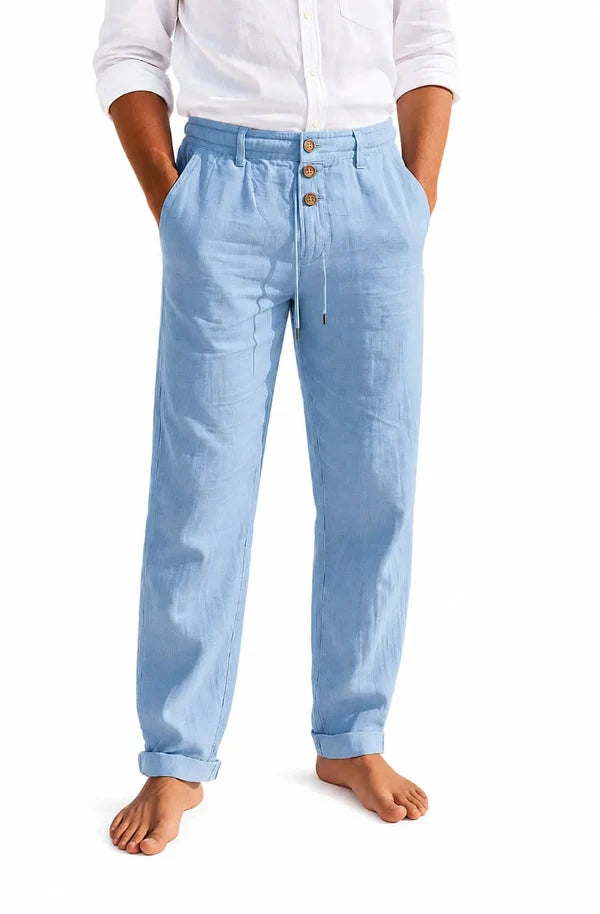 ZARE | PANTALONES DE LINO PARA HOMBRE