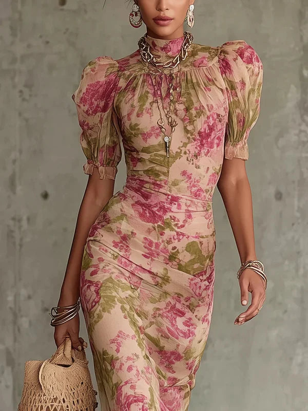 ROSALIE | VESTIDO LARGO PARA MUJER CON ESTAMPADO FLORAL