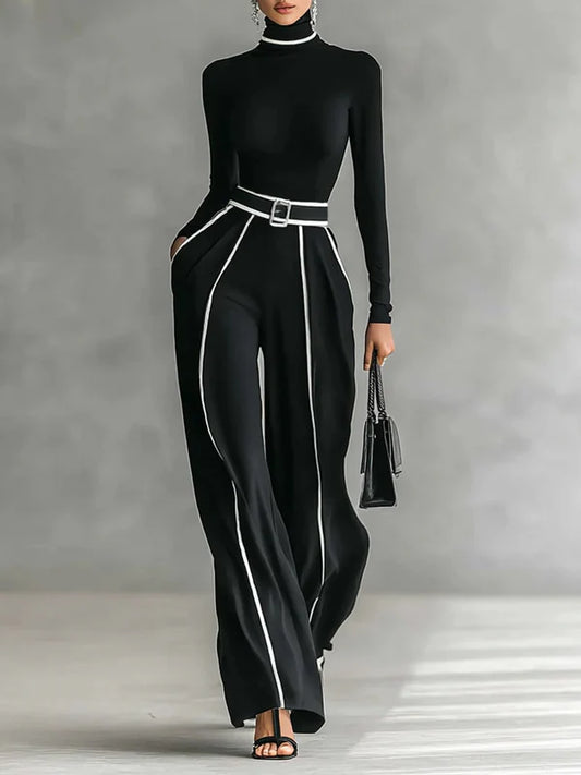 VERA | TRAJE ELEGANTE CON DETALLES PARA MUJER