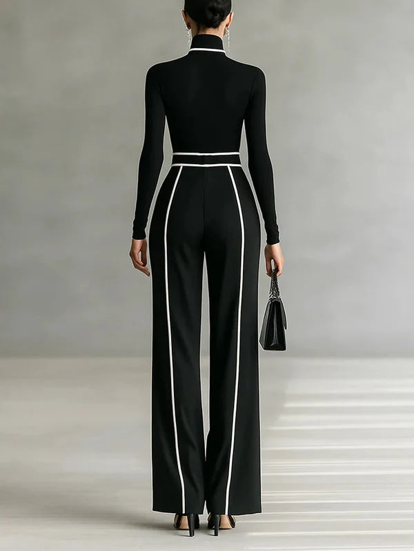 VERA | TRAJE ELEGANTE CON DETALLES PARA MUJER