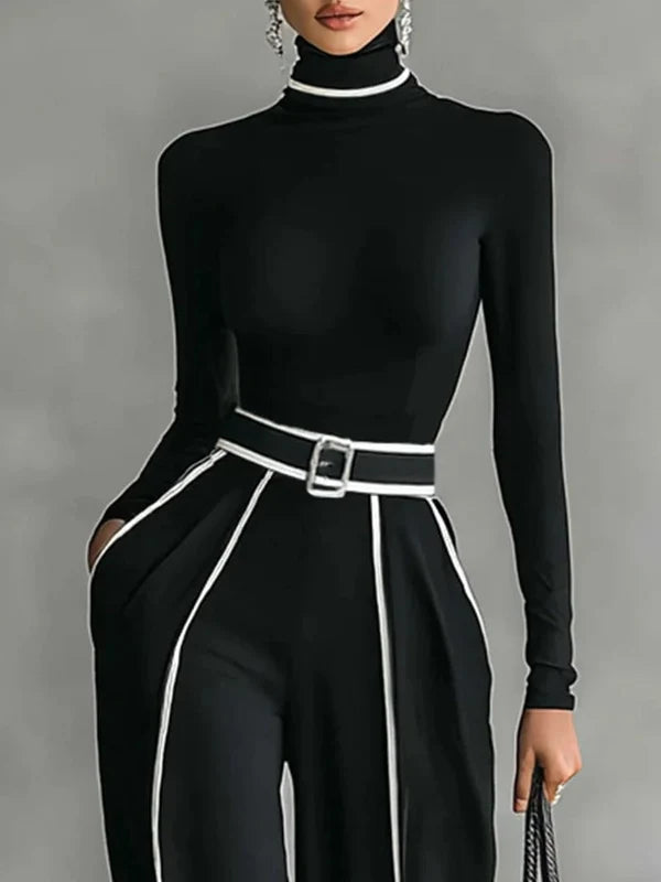 VERA | TRAJE ELEGANTE CON DETALLES PARA MUJER