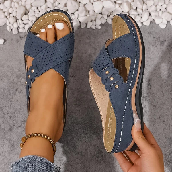 ALBA | SANDALIAS DE CUÑA PARA MUJER