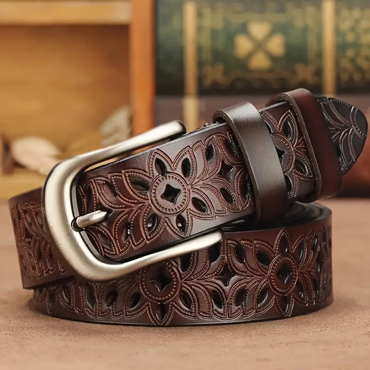 MONI | CINTURÓN DE CUERO CLÁSICO Y ELEGANTE