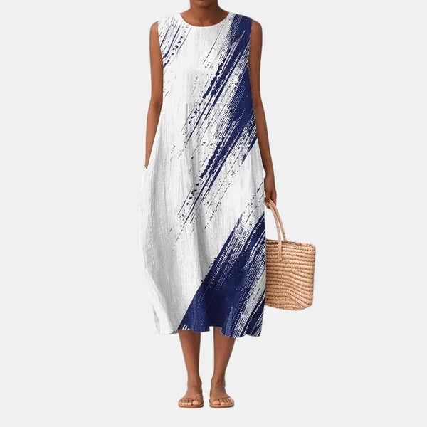 MYKONOS | VESTIDO MIDI ELEGANTE PARA MUJER