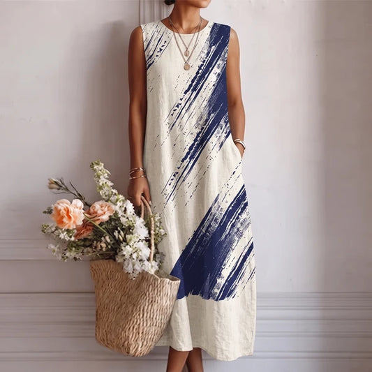MYKONOS | VESTIDO MIDI ELEGANTE PARA MUJER