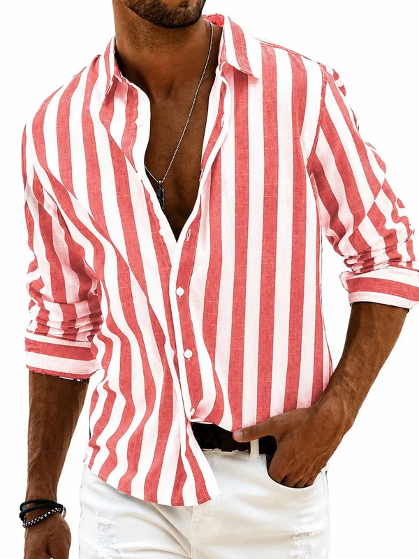 NOGAL | CAMISA RIVIERA DE RAYAS PARA HOMBRE