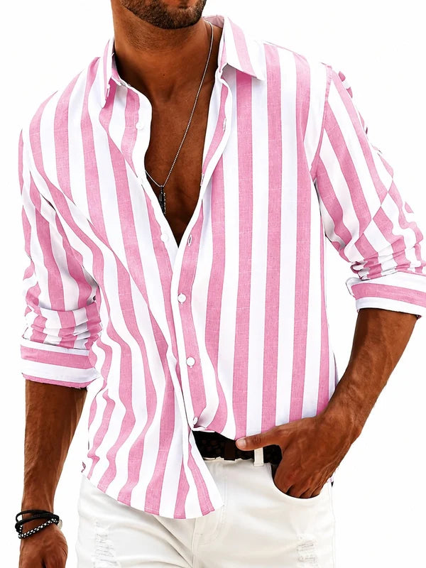 NOGAL | CAMISA RIVIERA DE RAYAS PARA HOMBRE