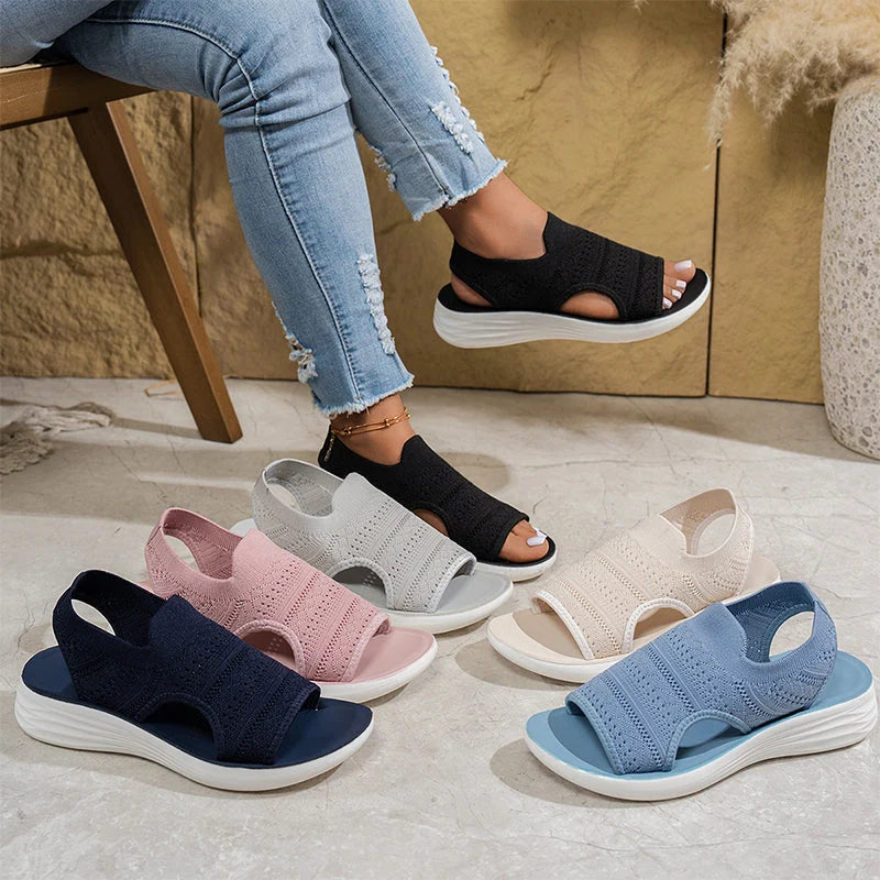 SERENA | SANDALIAS DE PLATAFORMA TRANSPIRABLE PARA MUJER