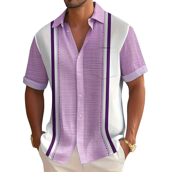 RESORT | CAMISA DE RAYAS PARA HOMBRE