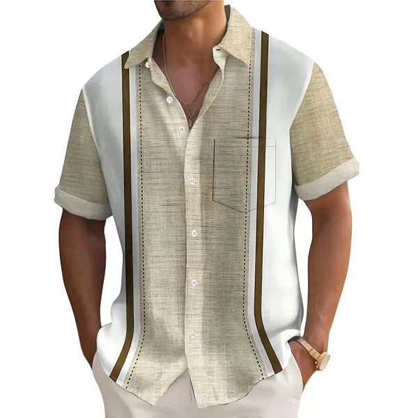 RESORT | CAMISA DE RAYAS PARA HOMBRE