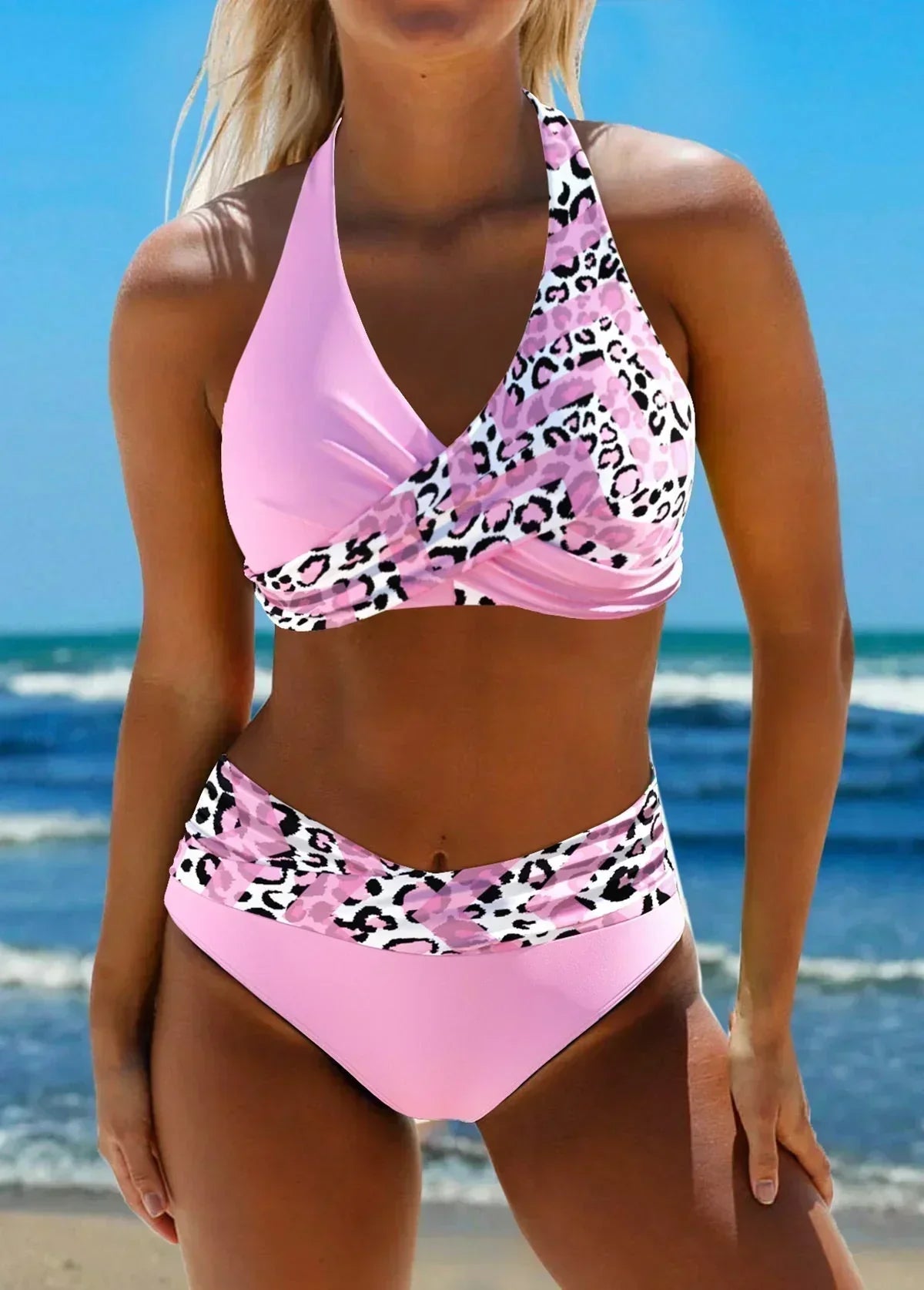 ELNORA | BIKINI CRUZADO CON TONOS VERANIEGOS