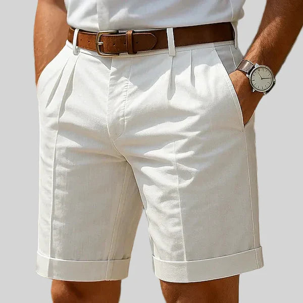 LUX | BERMUDAS PLISADAS ELEGANTES PARA HOMBRE